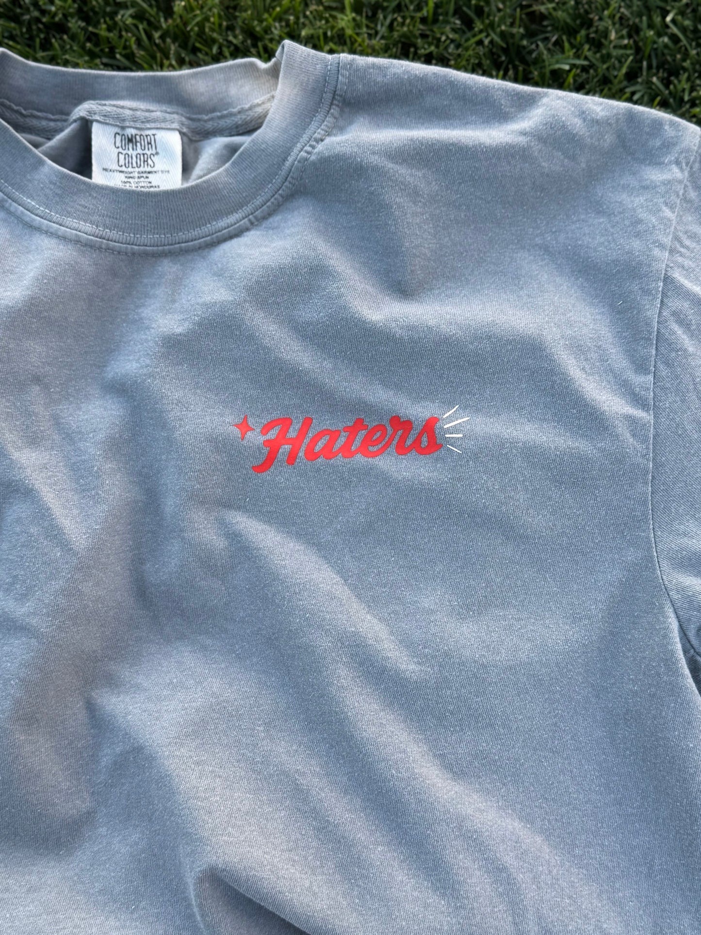 Cancer Haters Club Red Vintage Graphic T-Shirt