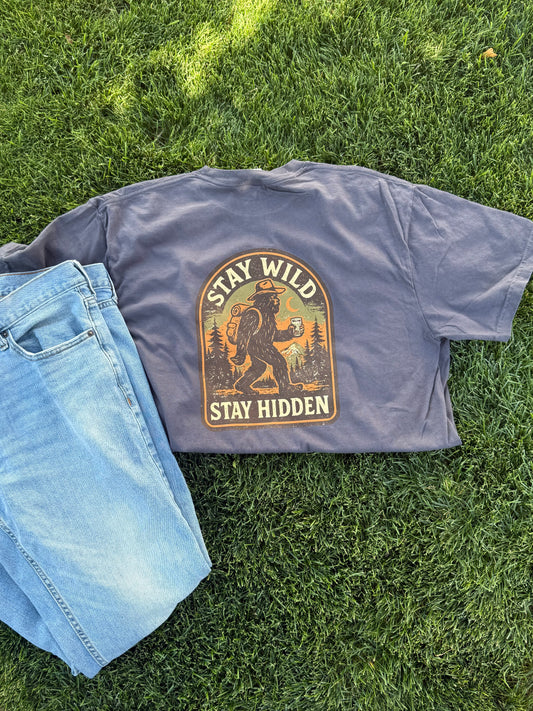 Stay Wild Stay Hidden Graphic T-Shirt